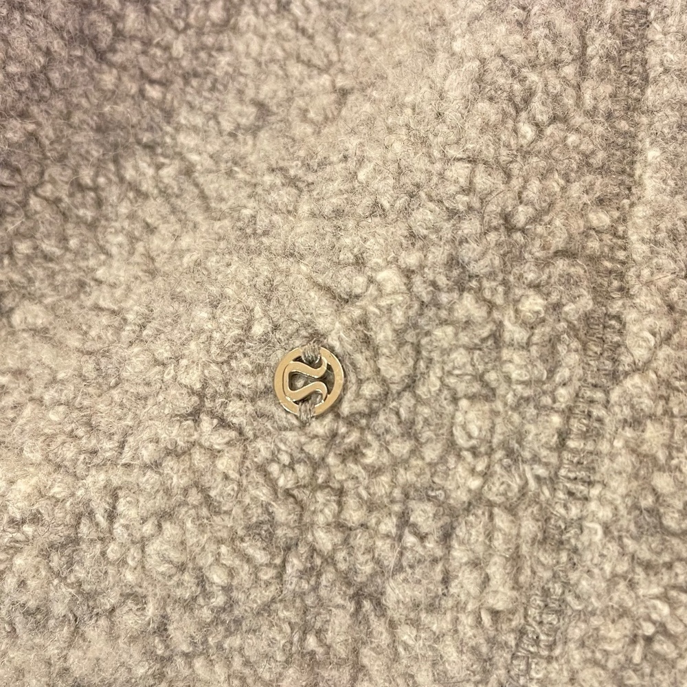 Lululemon Wool Gray Hooded Jacket - Picture 9 of 10
